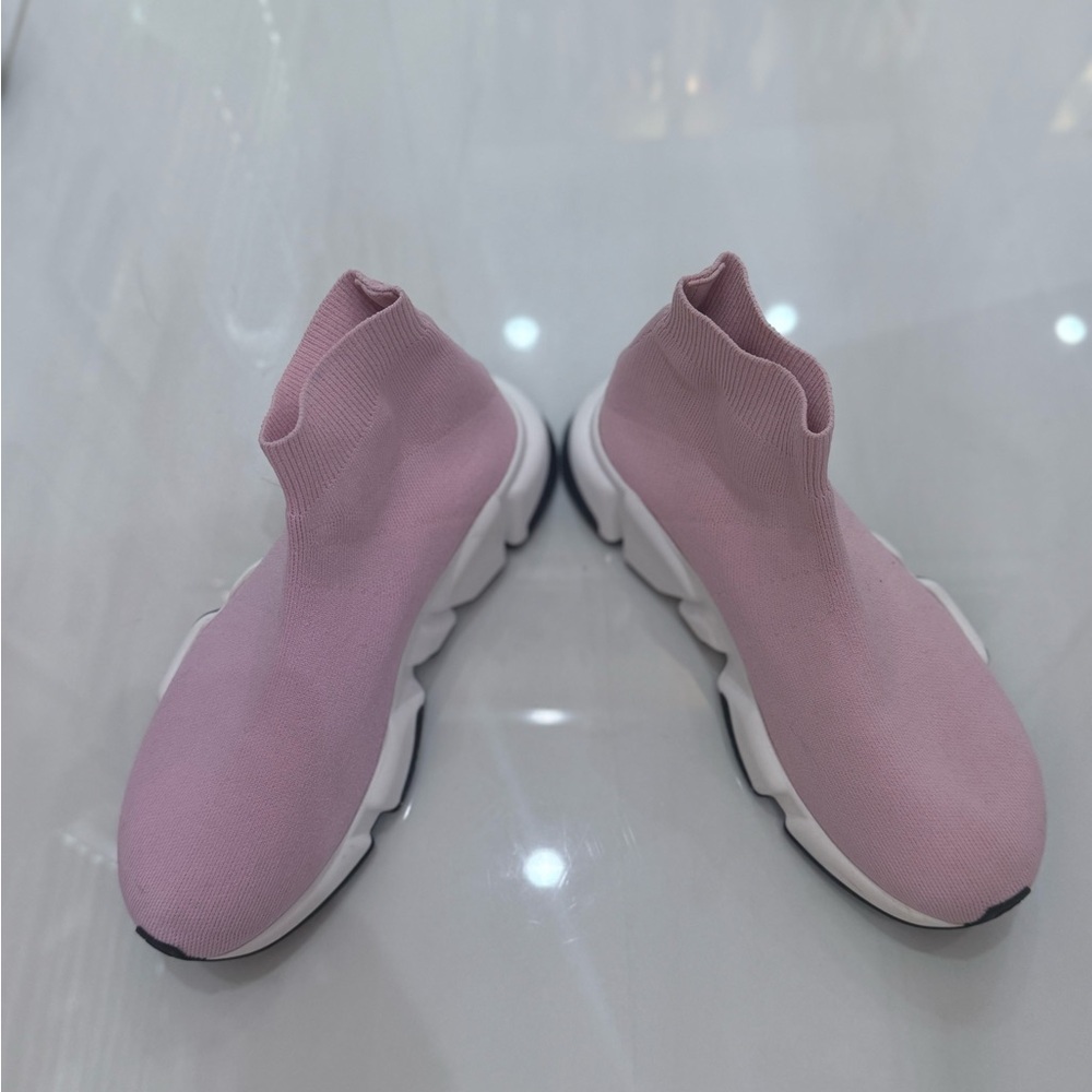 Balenciaga Pink Athletic Sock Sneakers